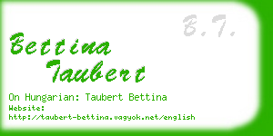bettina taubert business card